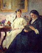 Berthe Morisot The Mother and Sister of the Artist painting